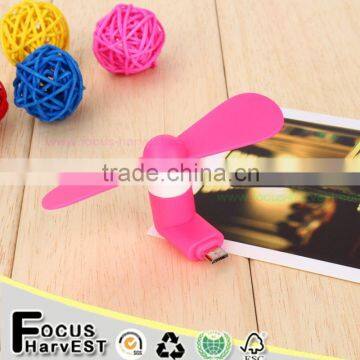 Newest White Portable OTG Mini Micro USB Large Wind Cooling Fan For Phone Desktop Laptop Promotion photo-1