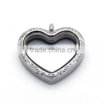 Dongguan factory stainless steel locket charms floating lockets charms LP9176