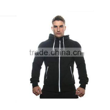 Custom mens Blank High Quality white zip up Hoodie Wholesale