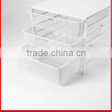 Metal Storage Basket for Garment and Home Furniture