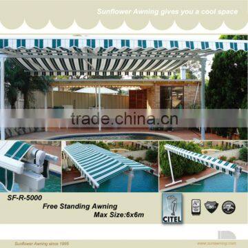 Outdoor furniture,two-sided garden awning, free standing awning