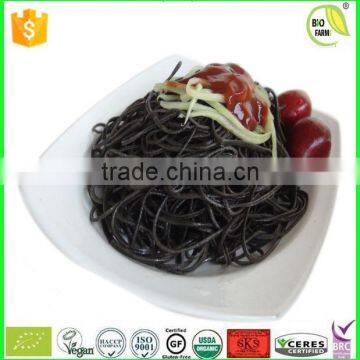 black bean dry organic noodles