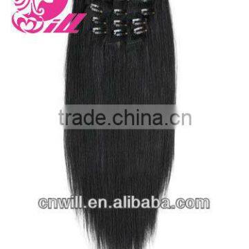 Pretty 120g Remy Clip in Hair Extension Clip in Hair Extensions for Black Women photo-4