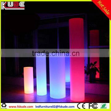 PE recycleable led Standard column floor Lamps for events weddings