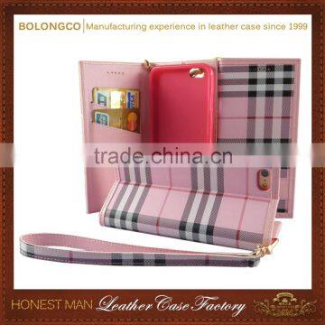 Top Quality Famous Genuine Leather Zipper Wallet Case Phone Case for Samsung Galaxy Note s5 photo-2