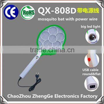 QX808D-1 Rechargeable Mosquito Bat Mosquito Killer Mosquito Swatter With Round or Flat Plug photo-5