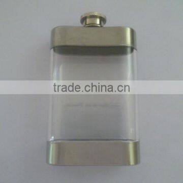 4oz plastic hip flask