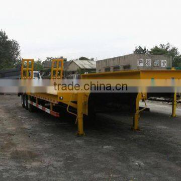 China Hot-selling Tri-axle 40 Tons Gooseneck Low Bed Trailer Transportation photo-3