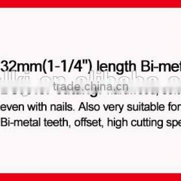 32mm(1-1/4'') Lengthen Bi-metal Oscillating Tool Saw Blade for Cutting Soft Metal ,nails ,using in Milti Tool Such as Dremel photo-2