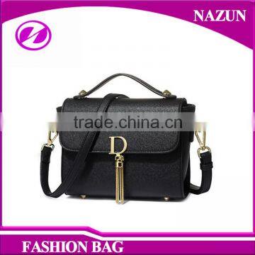 2016 new design handbag with D metal ring decorated beach bag