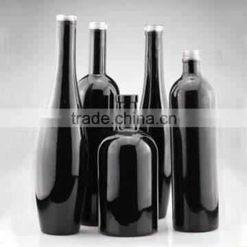 Excellent quality cheap glossy paint bottles boston 750ml bottles electroplated bottles