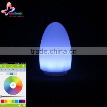 rechargeable desk led lamp with bluetooth speaker by APP control