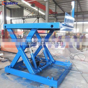 Low cost fixed hydraulic electric small platform scissor lift for sale