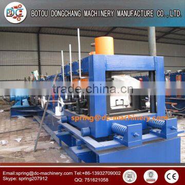 low price galvanized steel structure C Z purlin roll forming machine