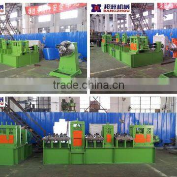 BG12x200 steel flat bar straightening and cutting machine
