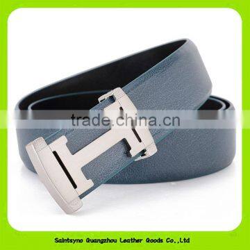 Guangzhou Factory Cheap Price Split Leather H Belts With Holes 16254 photo-4