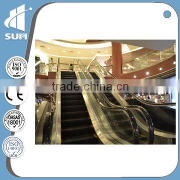 Speed 0.5m/s aluminium step moving walks escalator