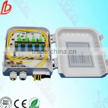 Optical fiber waterproof terminal box with 4 port