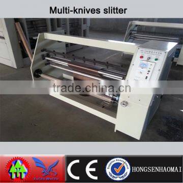 Wall paper slitting machine/roll type pvc cutting machine