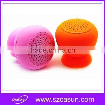 Wholesale promotional gift Silicone sucker mini bluetooth speaker