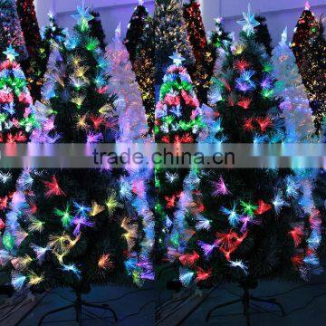 Hot sale fiber optic christmas tree LED light artificial christmas tree high quality holiday decoration fiber optic xmas tree