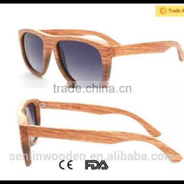 2015 CE And FDA Handmade Cheap Bamoo Sunglasses And Wooden Sunglasses Wholesale In China With Wooden Sunglasses Case