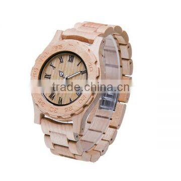 Wooden Watch for Man Luxury Designer Waterproof Wood Watch