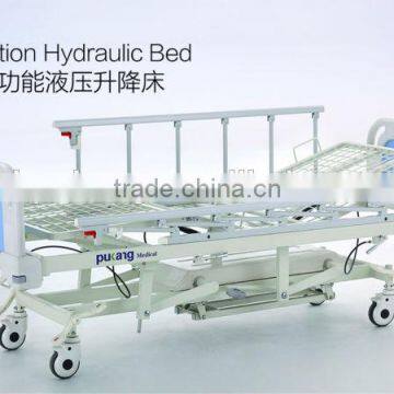 2016 new S-4-1Five-function hydraulic motor hospital bed, hydraulic hospital bed