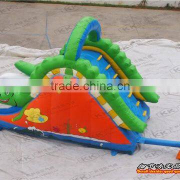 City event party use crocodile slide , inflatable dry slide