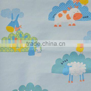 safe light blue free 3d wallpaper for kids room