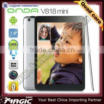 7.9 inch onda tablet with A31s Quad core - Onda V818 mini