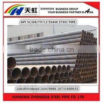 GB/T 9711 SSAW/Spiral Submerged Arc Welded Steel Pipe for consturction