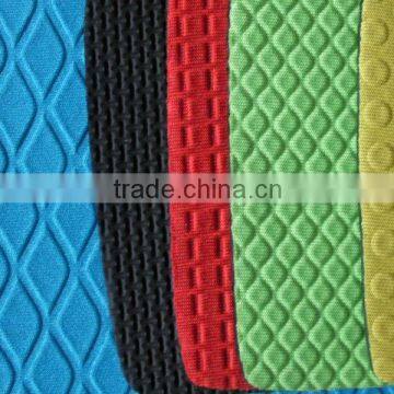 neoprene rubber laminated fabric embossed surface processing mesh skin/shark skin/diamond skin/hexagon skin