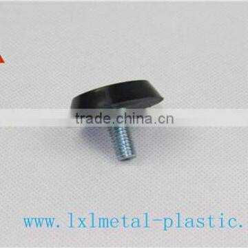 DN20*6*m6*15mm PP Black Plastic height adjustable table leg