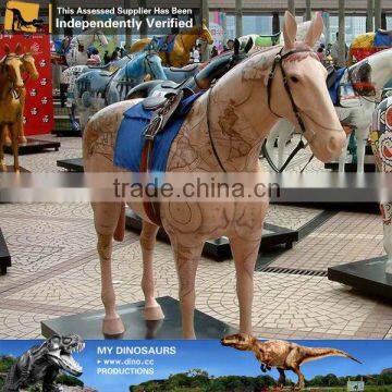 My Dino-C050 Life Size Fiberglass Horse Statue for Outdoor Decoration photo-6