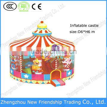 Cheap China manufacture inflatable castle ride for kids