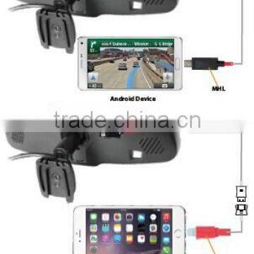the Powerful Rearview Mirror !work With Your Android Phone ,special for Iphone