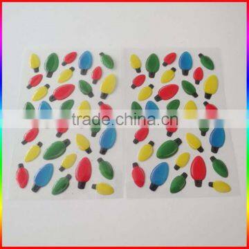 Pepper Design Crystal Epoxy Stickers Colorful photo-2