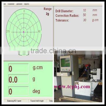 balancing machine for pulley