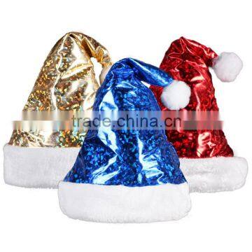 Led Lights Decoration New Red Happy Christmas Hat Santa Hat for Kids photo-5