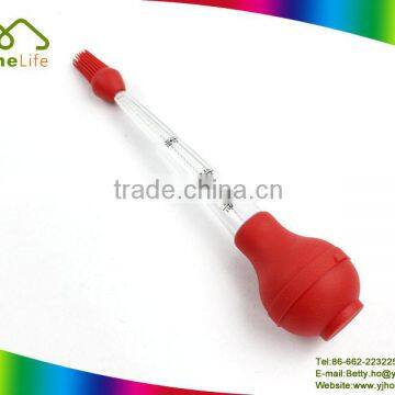 Rubber Bulb Meat Turkey Baster with Transparent Tube turkey baster-can roast baster