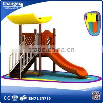 Fantastic outdoor playground equipment plastic playground slide for kids