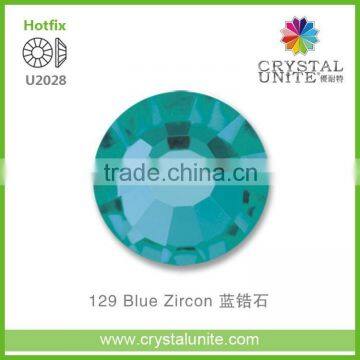 U2028 Blue Zircon Optimal Hot Fix Rhinestone