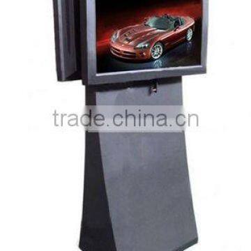 42"/52" double screen floor standing digital signage full hd media player for hotel/supermall