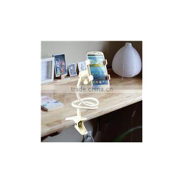 New Design Cell Phone Car Holder Standard Flexible 360 Degree Desk Table Car Plastic Cell Phone Car Holder With Safe Clamp photo-5