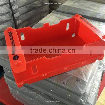 hollow PP plastic banana package box pack carton