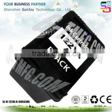 Wholesale Printer Ink Cartridge Compatible CH563HE 122XL for HP Deskjet 1000 Printer(CH340C) HP Deskjet 1050A All-in-One Print