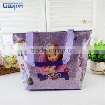 teenagers fancy pvc handbag childrens shiny pvc bag