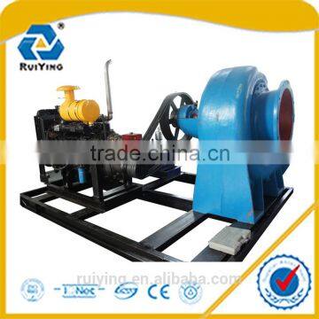 790M3/HR diesel water pump dewatering pump with trailer for drainage