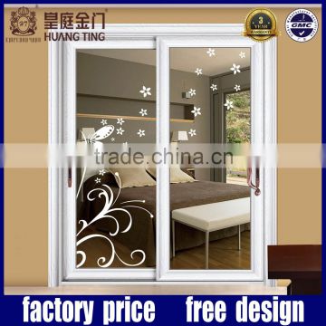 Aluminum interior sliding door philippines price with screen door design